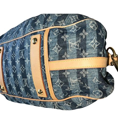 louis vuitton trunks and bags denim|Louis Vuitton hard suitcase.